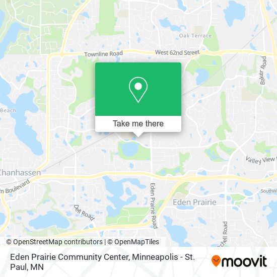 Mapa de Eden Prairie Community Center