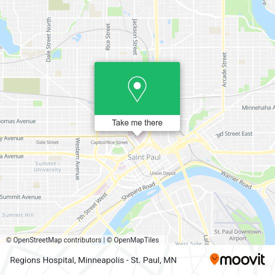 Map and Directions to Ray And Platform in Saint Paul, MN