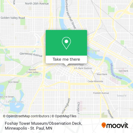 Mapa de Foshay Tower Museum / Observation Deck