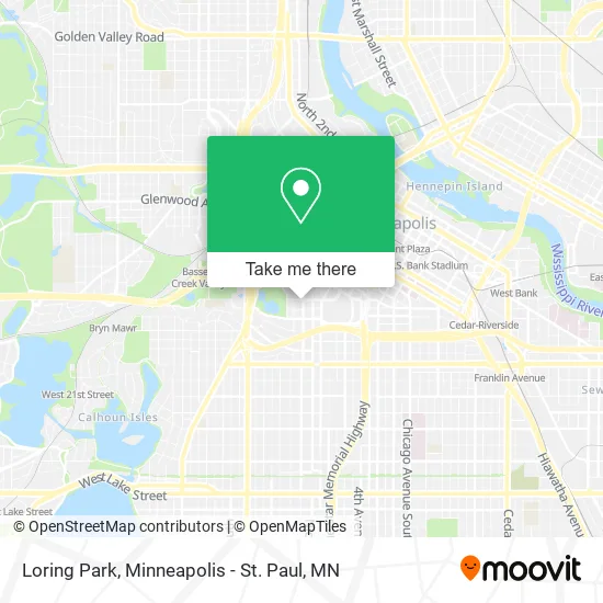 Mapa de Loring Park