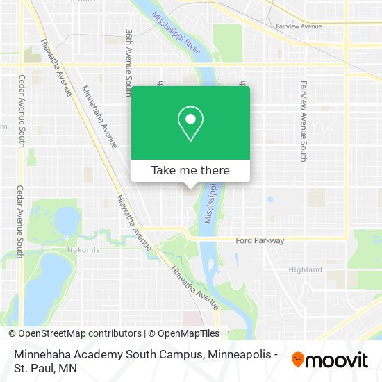 Minnehaha Academy South Campus map