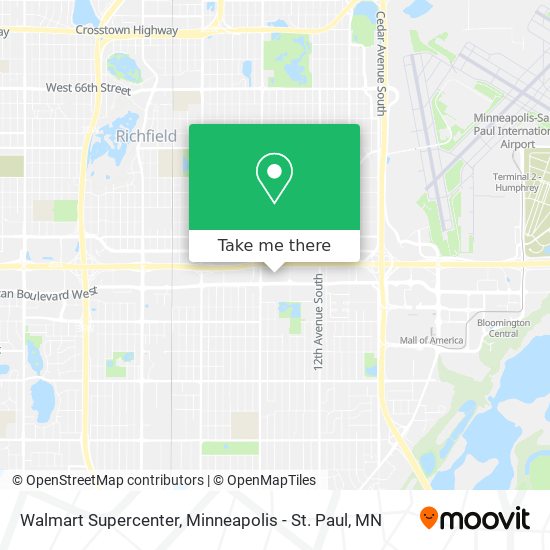 Walmart Supercenter map