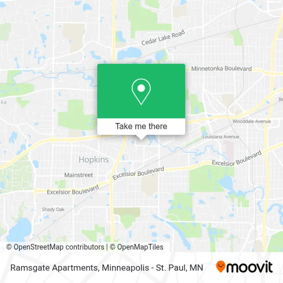 Ramsgate Apartments map