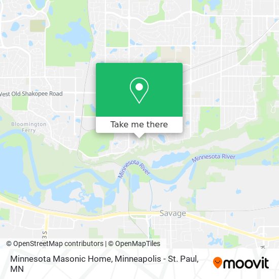 Minnesota Masonic Home map