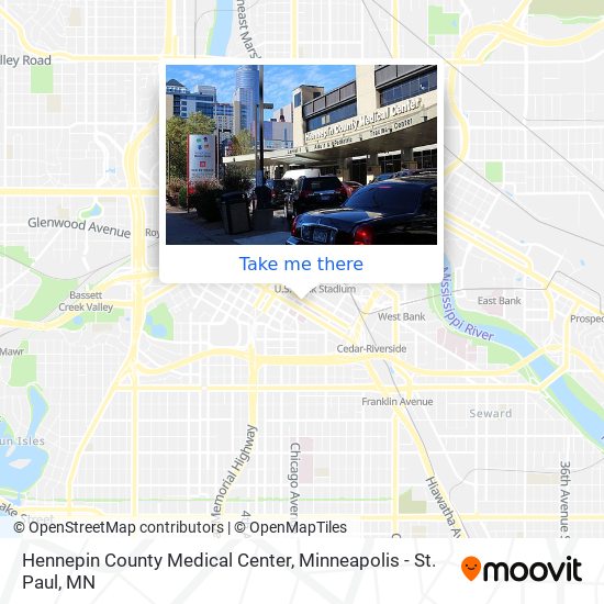 Hennepin County Medical Center map