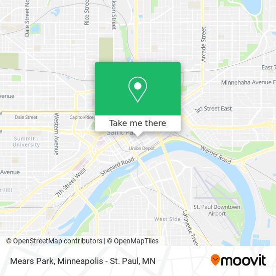 Mapa de Mears Park