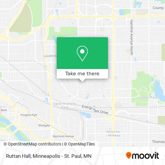 Ruttan Hall map