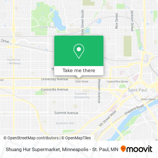 Mapa de Shuang Hur Supermarket