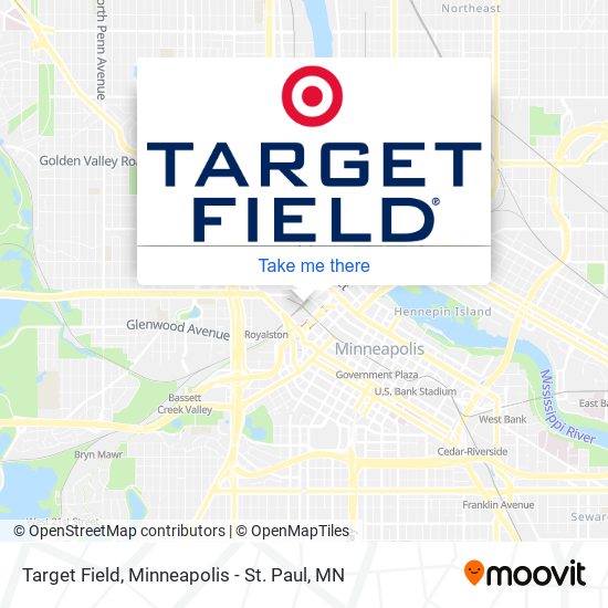 Target Field map