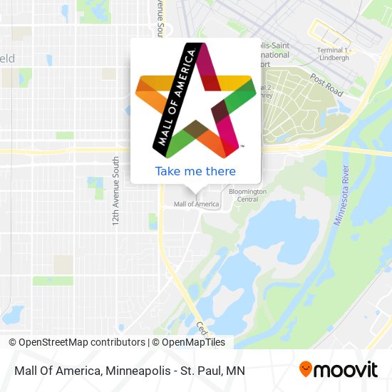 Mall Of America map