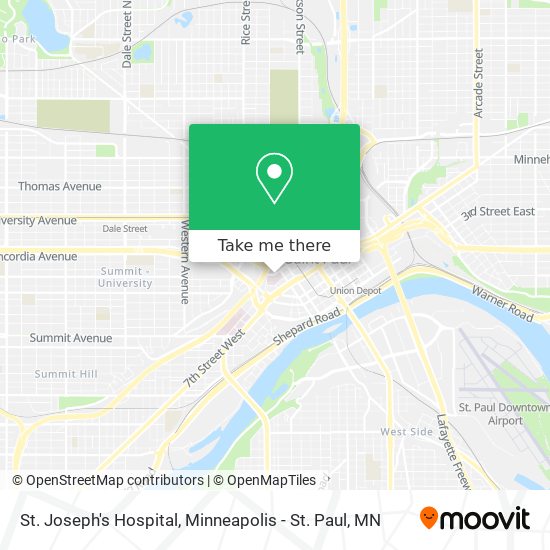 St. Joseph's Hospital map