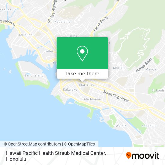 Hawaii Pacific Health Straub Medical Center map