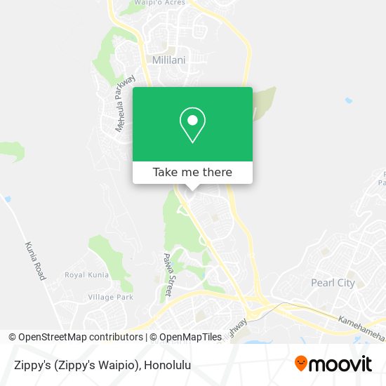 Mapa de Zippy's (Zippy's Waipio)