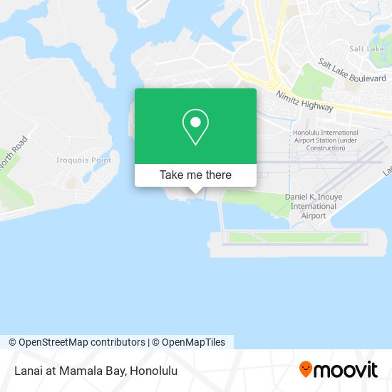 Lanai at Mamala Bay map
