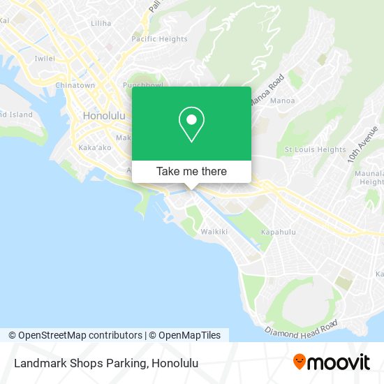 Landmark Shops Parking map