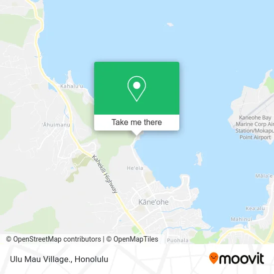 Ulu Mau Village. map