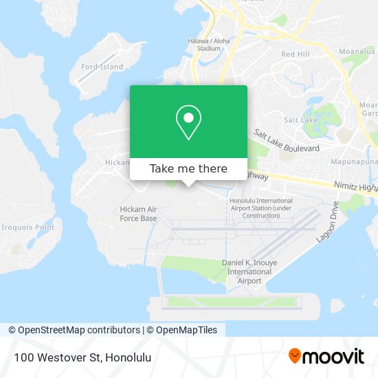 100 Westover St map