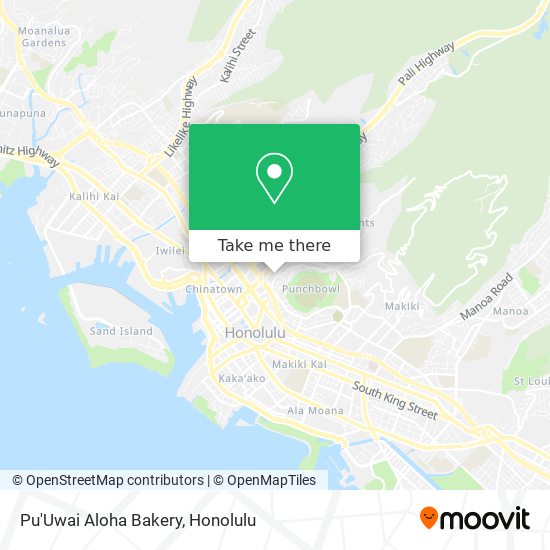 Pu'Uwai Aloha Bakery map