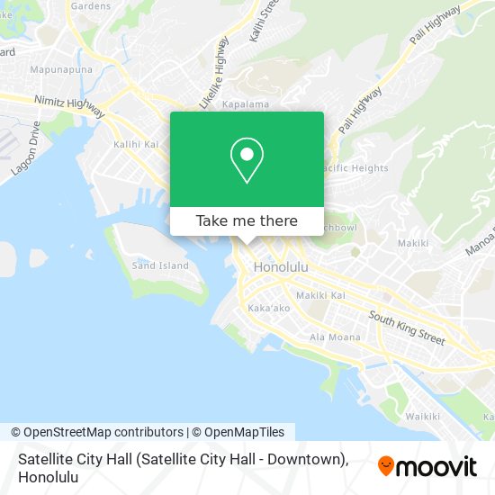 Satellite City Hall map