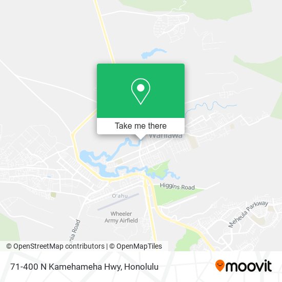 Mapa de 71-400 N Kamehameha Hwy