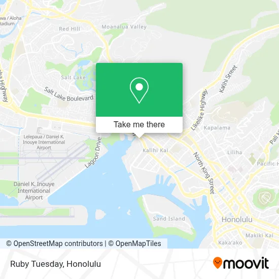 Ruby Tuesday map