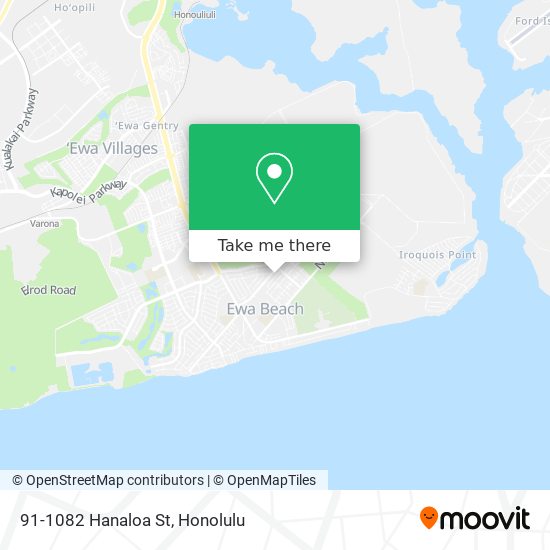 Mapa de 91-1082 Hanaloa St