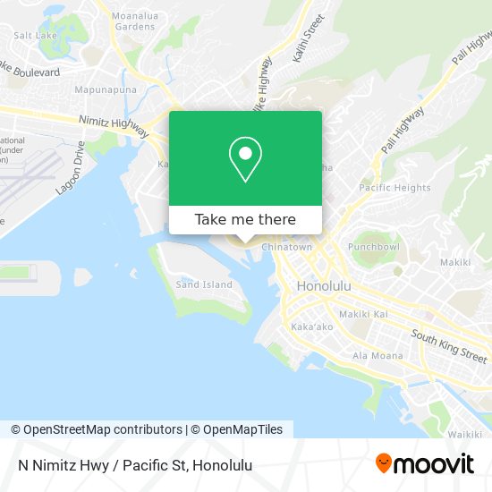 N Nimitz Hwy / Pacific St map