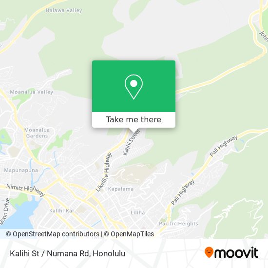Kalihi St / Numana Rd map
