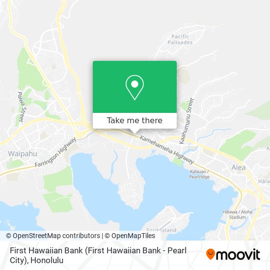 How to get to First Hawaiian Bank (First Hawaiian Bank - Pearl City ...