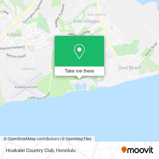 Hoakalei Country Club map