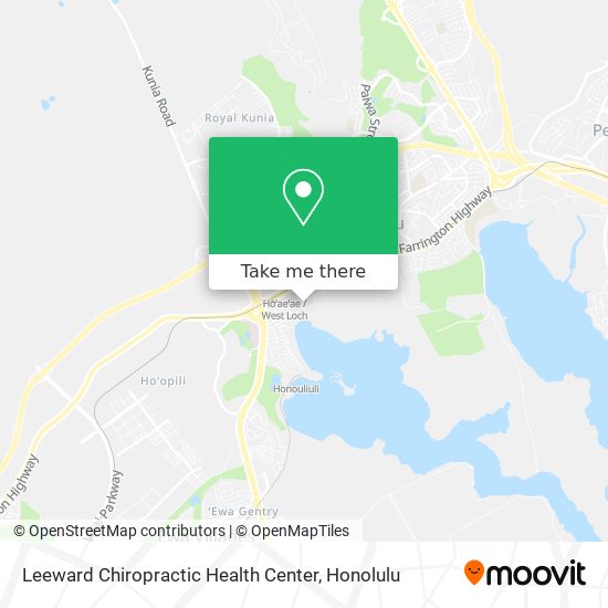 Leeward Chiropractic Health Center map