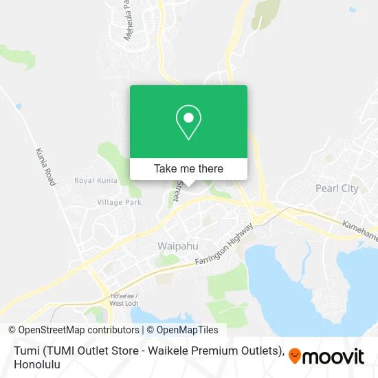 Tumi (TUMI Outlet Store - Waikele Premium Outlets) map