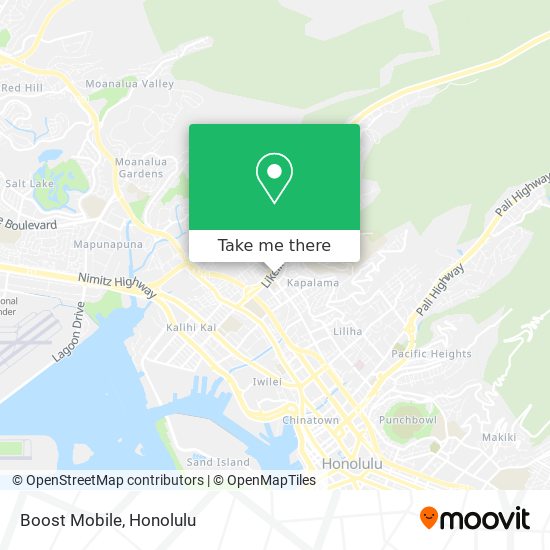 Boost Mobile map