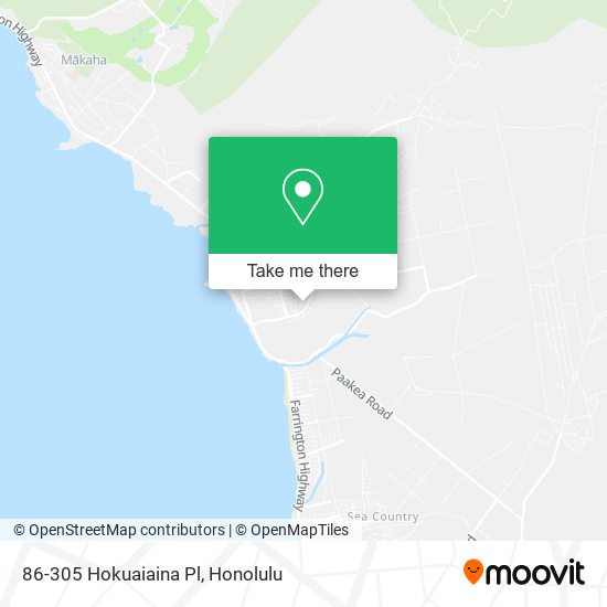 86-305 Hokuaiaina Pl map