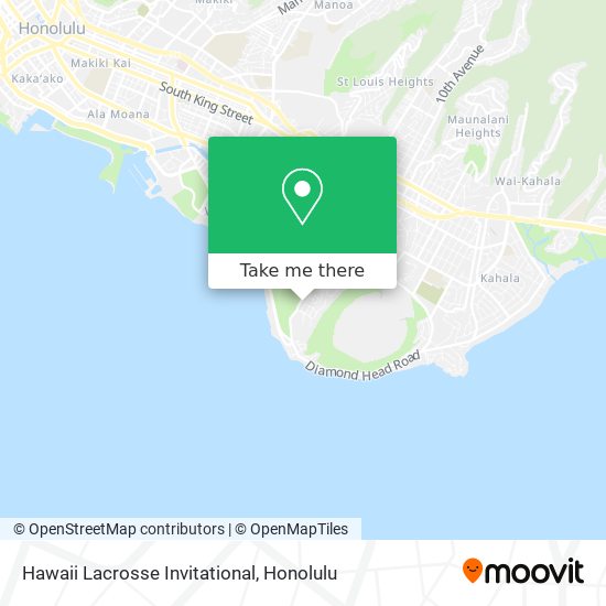 Hawaii Lacrosse Invitational map