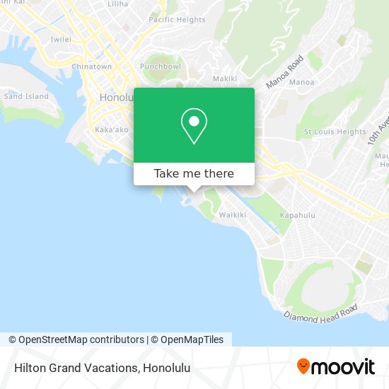 Hilton Grand Vacations map