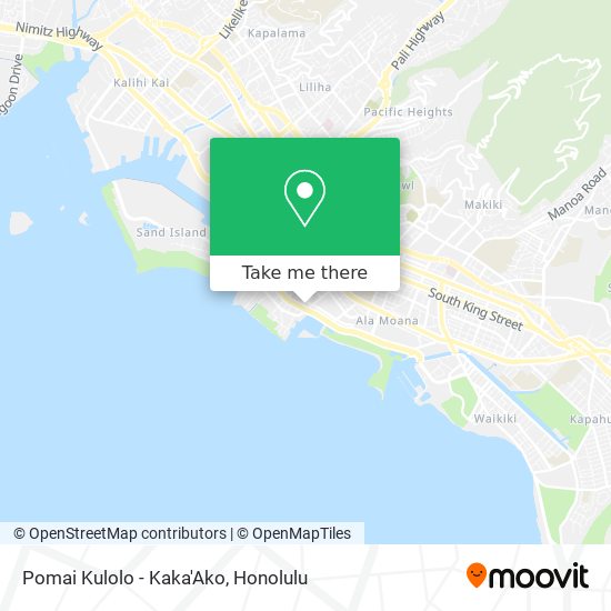 Pomai Kulolo - Kaka'Ako map