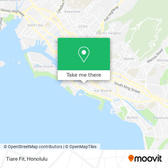 Mapa de Tiare Fit