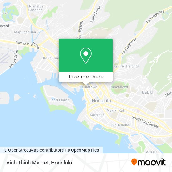 Mapa de Vinh Thinh Market