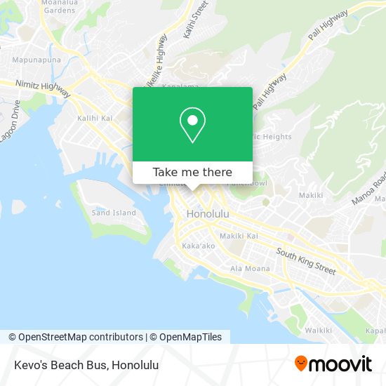 Mapa de Kevo's Beach Bus