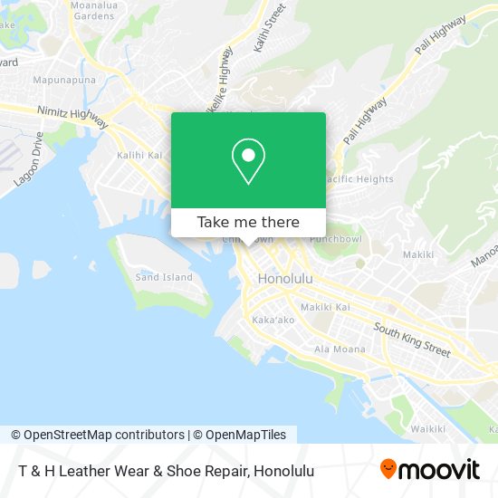 T & H Leather Wear & Shoe Repair map