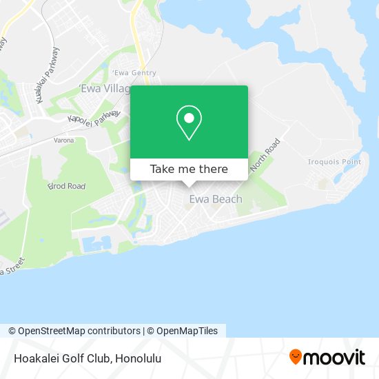 Hoakalei Golf Club map