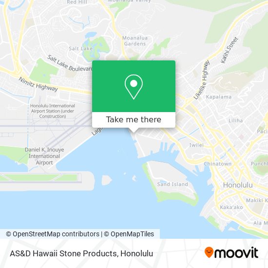 AS&D Hawaii Stone Products map
