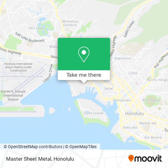 Master Sheet Metal map
