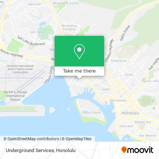 Underground Services map