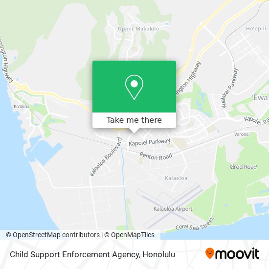 Mapa de Child Support Enforcement Agency