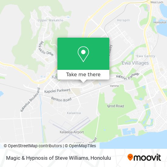 Magic & Hypnosis of Steve Williams map
