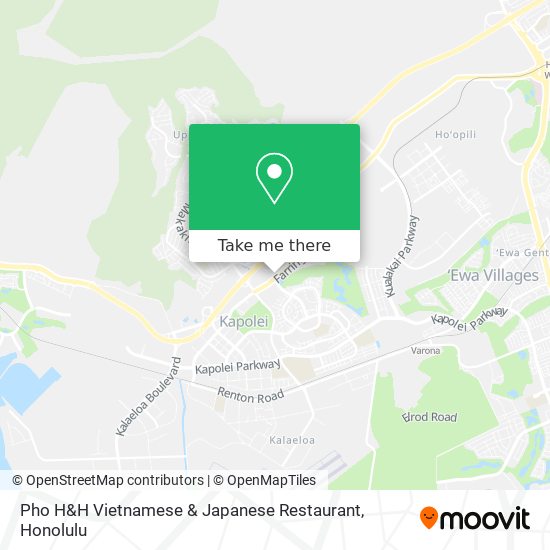 Mapa de Pho H&H Vietnamese & Japanese Restaurant
