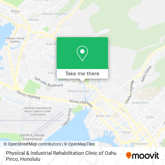 Mapa de Physical & Industrial Rehabilitation Clinic of Oahu Pirco