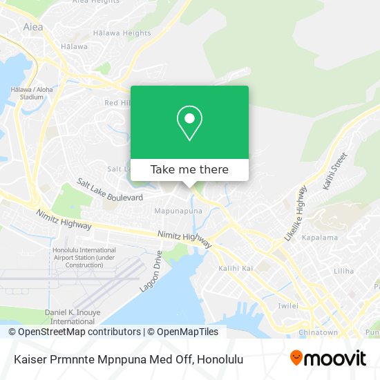 Kaiser Prmnnte Mpnpuna Med Off map